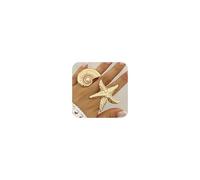 Gold Shell Starfish Ring for Women Large Big Conch Shell Ring Chunky Statement Starfish Jewelry Accessories