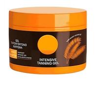 Gold Shimmer Intensive Tanning Gel~Sun-Kissed Glow with Hydrating Shine in Every Drop, Sunbed Tanning Express Accelerator, Non-Greasy, Waterproof, Moisture & Hydration-150 ml (Gold Shimmer)