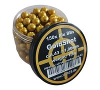 Gold-Shot Aluminium Balls Cal. 43 Ideal for t4e Glick17, PPG, M&P9 etc