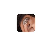 Gold Silver Cartilage Helix Earring for Women Geometric Mandala Lotus Flower Hidden Helix Piercing Earrings Hypoallergenic Cartilage Piercing Earring Jewelry for Women, M, Metal, No Gemstone