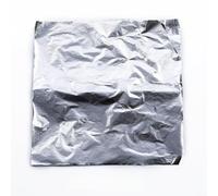 Gold Silver Copper Foil Sheets 100pcs Imitation Leaf for Nail Art Jewelry Making Home Decor 5.5 Inch(Silver)