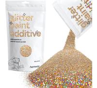 Gold Silver Holographic Glitter Paint Additive Microfine 100g for Adding Sparkle to Paints & Varnish | Paint Walls Sparkly Add to Emulsion, Acrylic or Lacquer Indoor | Hemway