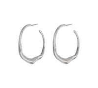 Gold Silver Hoop Earrings For Women Large Hooped Round Circular Studs Earring Lightweight Ear Rings Jewelry Round Pendant