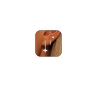 Gold/Silver Huggie Hoop Earrings for Women Small Hoop Earrings Set Stackable Cubic zircon Star Sun Earrings Set Stack Multiple Piercing Hypoallergenic Huggie Earrings Dainty Gold Silver Cartilage
