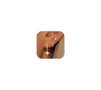 Gold/Silver Huggie Hoop Earrings for Women Small Hoop Earrings Set Stackable Cubic zircon Star Sun Earrings Set Stack Multiple Piercing Hypoallergenic Huggie Earrings Dainty Gold Silver Cartilage