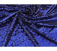 Gold Silver Rose Pink Sequin Tablecloth Rectangular Hand Made Glittery Table Cover UK Wedding Party Home Decor (Navy Blue, 130 x 50cm)