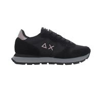 Gold Silver Sneaker Ally Nylon Suede - female - Sun68 - Sneakers - Black - 7 UK - Shoes 7 UK