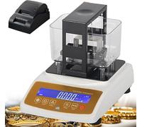 Gold Silver Tester Machine with Density Meter and Purity Analyser, 0.01g Resolution for Accurate Karat Value Testing of Precious Metals for Jewelry Shops
