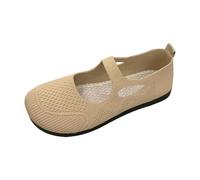 Gold Size 7 Shoes Out Knitted Shoe Fashion Comfortable Mesh Walking Beach Shoes Lightweight Breathable Shoe Leopard Print Flats 5