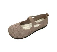 Gold Size 7 Shoes Out Knitted Shoe Fashion Comfortable Mesh Walking Beach Shoes Lightweight Breathable Shoe Leopard Print Flats 5