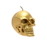 Gold Skull Shaped Candle