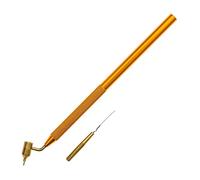 Gold Slanting Fine Line Paint Pen,Precision Touch Up Paint Large Fluid Writer Pen Paint Touch Up Tool Perfect for Rock Chips and Scratch Repair (0.5mm)