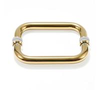 Gold Sliding Glass Shower Door Handle - Premium Replacement Handle for Bathroom Glass Doors - 600mm Length& Stylish Design for Modern Bathrooms