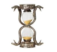 Gold Snake Hourglass, 15 Minute Sand Timer, Gothic Home Decor
