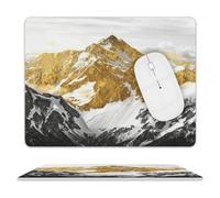 Gold Snow Mountain Mouse Pad Mouse Mat 10 X 8 Inch