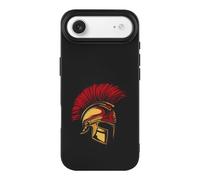 Gold Spartan Helmet Cell Phone Basic Cases TPU Soft Cover Shockproof Slim Phone Case Compatible with iPhone 17/17 Air/17 Pro/17 Pro Max