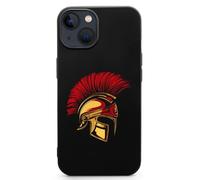 Gold Spartan Helmet Cell Phone Basic Cases TPU Soft Cover Shockproof Slim Phone Case Compatible with iPhone 13 Mini/13/13 Pro/13 Pro Max