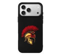Gold Spartan Helmet Cell Phone Basic Cases TPU Soft Cover Shockproof Slim Phone Case Compatible with iPhone 17/17 Air/17 Pro/17 Pro Max