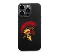 Gold Spartan Helmet Cell Phone Basic Cases TPU Soft Cover Shockproof Slim Phone Case Compatible with iPhone 13 Mini/13/13 Pro/13 Pro Max