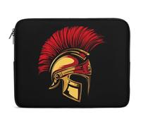 Gold Spartan Helmet Shockproof Laptop Sleeve Case Protective Briefcase Carrying Computer Bag Portable Laptops Cover 10inch