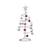 Gold Spiral Jingle Bell Tree 10.4 Inch Wrought Iron for Red