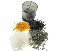 Gold Sprinkles, Gold Sanding Sugar Crystals, 4.2 oz Edible Sparkling Sugar for Baking Topping, Cupcakes, Cookies, Ice Cream & Cake Decorating, Wedding Party Christmas Supplies (4 cell)