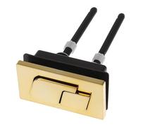 Gold Square Toilet Flush Button, 1pcs 65mm Dual Tank Colour Push Buttons Bathroom Accessories