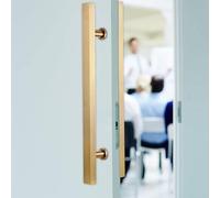Gold Stainless Steel Barn Door Handles and Pulls Sliding Door Grab Bar/Farmhouse Gate Hardware Kit Internal External Ent