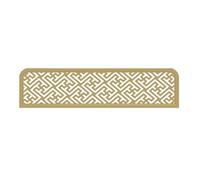Gold Stainless Steel Panel - Decorative Room Dividers for Dining Areas, Restaurants, Hotels & Offices - 60x30cm Stylish Desk Partitions for Enhanced Privacy