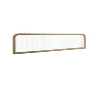 Gold Stainless Steel Partition Screen Panel 1 Pack - 1.3m x 60cm, Ideal for Restaurant Seating & Countertop Enclosure, Commercial Grade Privacy Divider