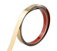 Gold Stainless Steel Self- Decorative Trim Strip for Walls, Furniture, and Frames - 20mm x 5m Mirror Moulding for Home Improvement and DIY Projects
