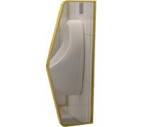 Gold Stainless Steel Urinal Screen WallMounted Men's Privacy Partition Public Restroom Baffle Durable Toilet Divider for Enhanced Privacy (Style: Partition*1)