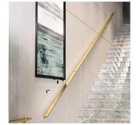 Gold Stair Railing Handrails for Indoor & Outdoor StepsSturdy Metal Support Bars with Wall MountIdeal for Lofts Corridors & StaircasesSafety Hand Grips