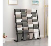 Gold Stand-Alone Metal Scarf Display Rack with 10 Shelves Removable Portable Coat nizer Commercial Garment Storage for Shawls and Accessories (100x40x145cm)