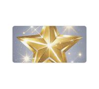 Gold Star Desk Pad Protector Large Waterproof Desk Mat Blotter Non-Slip Rubber Base Multifunctional Mouse Keyboard Gaming Pad Big Computer Mat for Home Office