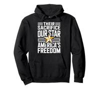 Gold Star Family Proud Military Sacrifice Tribute Pullover Hoodie