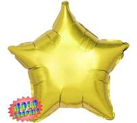Gold Star Holographic Foil Balloon 22 inch