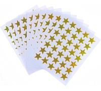 Gold Star Reward Stickers for Kids Good Behaviour Merit Charts Home Crafts School Teachers Office, 1000 Pack, Self-Adhesive