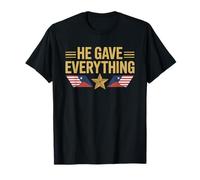 Gold Star Wife He Gave Everything She Military Sacrifice T-Shirt