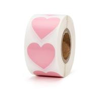 Gold Stickers 50-500pcs Heart Shape Stickers Birthday Party Seal Labels Good Cute(QY2390-300pcs)