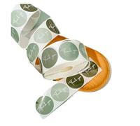 Gold Stickers 500 Stickers Thank You Self-Adhesive Paper 6 Colors Gradient Green Round Stamp Seal Seal Label