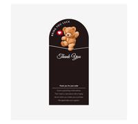 Gold Stickers 50pcs This Package Sticker Seal Label Thank You Handmade Merchandise Decoration(Bronze)