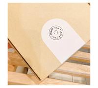 Gold Stickers 50pcs This Package Sticker Seal Label Thank You Handmade Merchandise Decoration(Color 02)