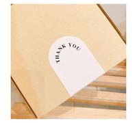 Gold Stickers 50pcs This Package Sticker Seal Label Thank You Handmade Merchandise Decoration(Light Green)