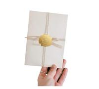 Gold Stickers Gold Embossed Heart-Shaped Sticker with Self-Adhesive Sealing Label, Wedding Party Invitation Card(White)