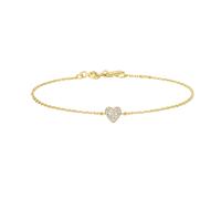 Gold Sweetheart Bracelet | Ania Haie - Sterling Silver / 14ct Gold Plated / Cubic Zirconia