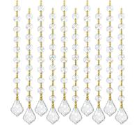 Gold Teardrop for crystal Pendant 25cm Chandelier Bead Gold Teardrop