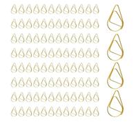Gold Teardrop Paper Clips 200Pcs Golden Water Drop Paper Clip 25x15mm Metallic Water Drop Shaped Clips Premium Decorative Paperclips for Organizing Office, School, Journals, Notebooks, Documents
