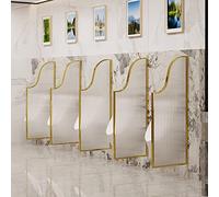 Gold Tempered Glass Urinal Privacy Screens5pcs Urinal Partitions Bathroom Toilet Privacy Panels Durable Urinal Baffles for Enhanced Restroom Privacy