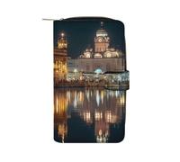 Gold Temple at Amritsar India Womens Leather Clutch Wallet Long Purse
